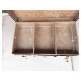 Vintage Green Storage Trunk