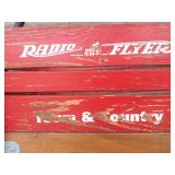 Vintage Radio Flyer Town & Country Wagon With Removable Wood Slats