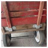 Vintage Radio Flyer Town & Country Wagon With Removable Wood Slats