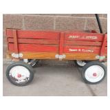 Vintage Radio Flyer Town & Country Wagon With Removable Wood Slats