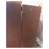 Oak Barrister Bookcase Section With Sliding Glass Door
