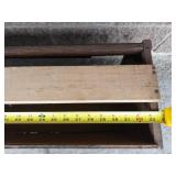 Oak Barrister Bookcase Section With Sliding Glass Door