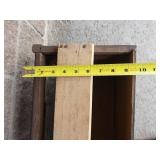 Oak Barrister Bookcase Section With Sliding Glass Door