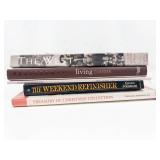 Home Decor, Refinishing & Western History Book Mixed Lot of 5