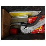 Vintage Tool Box and Tools and Vintage Tackle Box and Tackle