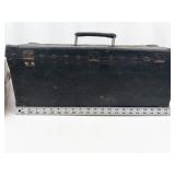 Vintage Tool Box and Tools and Vintage Tackle Box and Tackle
