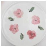 Hand-Painted Floral Serving Ware Set (Lot of 3)