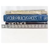 Katharine Hepburn, MGM Story, Four Fabulous Faces & Montgomery Ward Books (Lot of 4)
