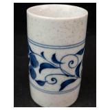 Hozan Otagiri Blue Floral Japanese Tea Cups Set of 6