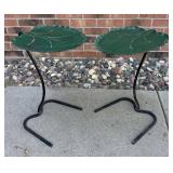 G - Pair of Vintage Salterini Lily Pad Nesting Tables