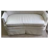 MB - Vintage Petite Curved Back Upholstered Sofa