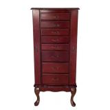 MB - Powell Olde English Wood Jewelry Armoire