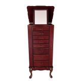 MB - Powell Olde English Wood Jewelry Armoire