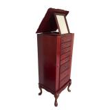 MB - Powell Olde English Wood Jewelry Armoire