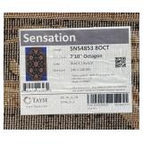 E - Tayse Sensation Octagon Area Rug
