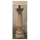 O - Distressed Table Lamp