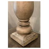 O - Distressed Table Lamp