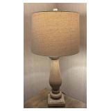 O - Distressed Table Lamp