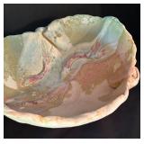 O - Tony Evans Signed Raku Pottery Bowl