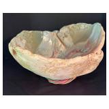O - Tony Evans Signed Raku Pottery Bowl