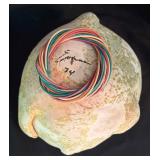 O - Tony Evans Signed Raku Pottery Bowl