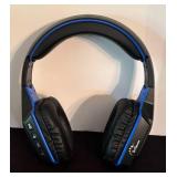 O - WallarGe HP003 Wireless TV Headphones Black Blue