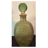 O - Vintage Ezra Brooks Whiskey Decanter Trio