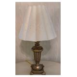 O - Vintage Ornate Brass Table Lamp