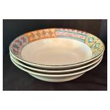 O - Vintage Sakura Moccasin Dinnerware Set by Sue Zipkin (Lot of 33)