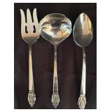 O - Vintage Oneida Vinland Serving Utensils (Lot of 7)