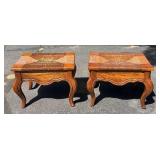 G - Vintage Footstools or Low End Table (Lot of 2)