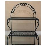 G - Vintage Wrought Iron Baker