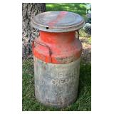 G - Vintage Island Farm Dairy Co. Milk Can