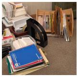 O - LARGE Office Supplies Mixed Lot Boston 2612 Paper Cutter, Organizers & Cards