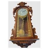 LR - Vintage Reproduction Erie Regulator Wall Clock