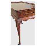DR - Vintage Mahogany Tea Table With Drawer
