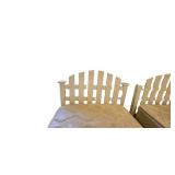 LL-BR1 - Pair of Twin Bed Frames With Headboards