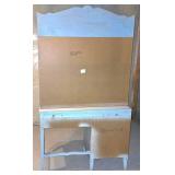 LL-ST - Vintage Williams Furniture Corp Hutch Desk & Chair Set
