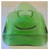 K - Vintage 1950s Blenko Double Spout Glass Water Bottle
