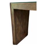 LL-FR - Vintage Console Table With Separate Glass Top