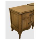LL-BR1 - Pair of Vintage French Provincial Style Nightstands