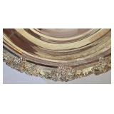 LL-BR2 - Vintage Gorham Newport Silverplate Punch Bowl & Ladle