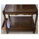 LL-BR2 - Vintage Wood End Table With Drawer