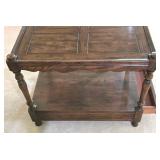 LL-BR2 - Vintage Wood End Table With Drawer