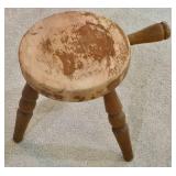 LL-BR2 - Vintage Wooden Stool Set (Lot of 3)