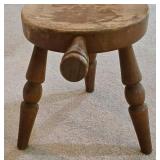 LL-BR2 - Vintage Wooden Stool Set (Lot of 3)