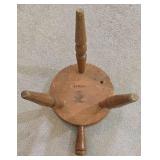 LL-BR2 - Vintage Wooden Stool Set (Lot of 3)