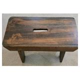 LL-BR2 - Vintage Wooden Stool Set (Lot of 3)