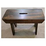 LL-BR2 - Vintage Wooden Stool Set (Lot of 3)