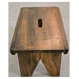 LL-BR2 - Vintage Wooden Stool Set (Lot of 3)